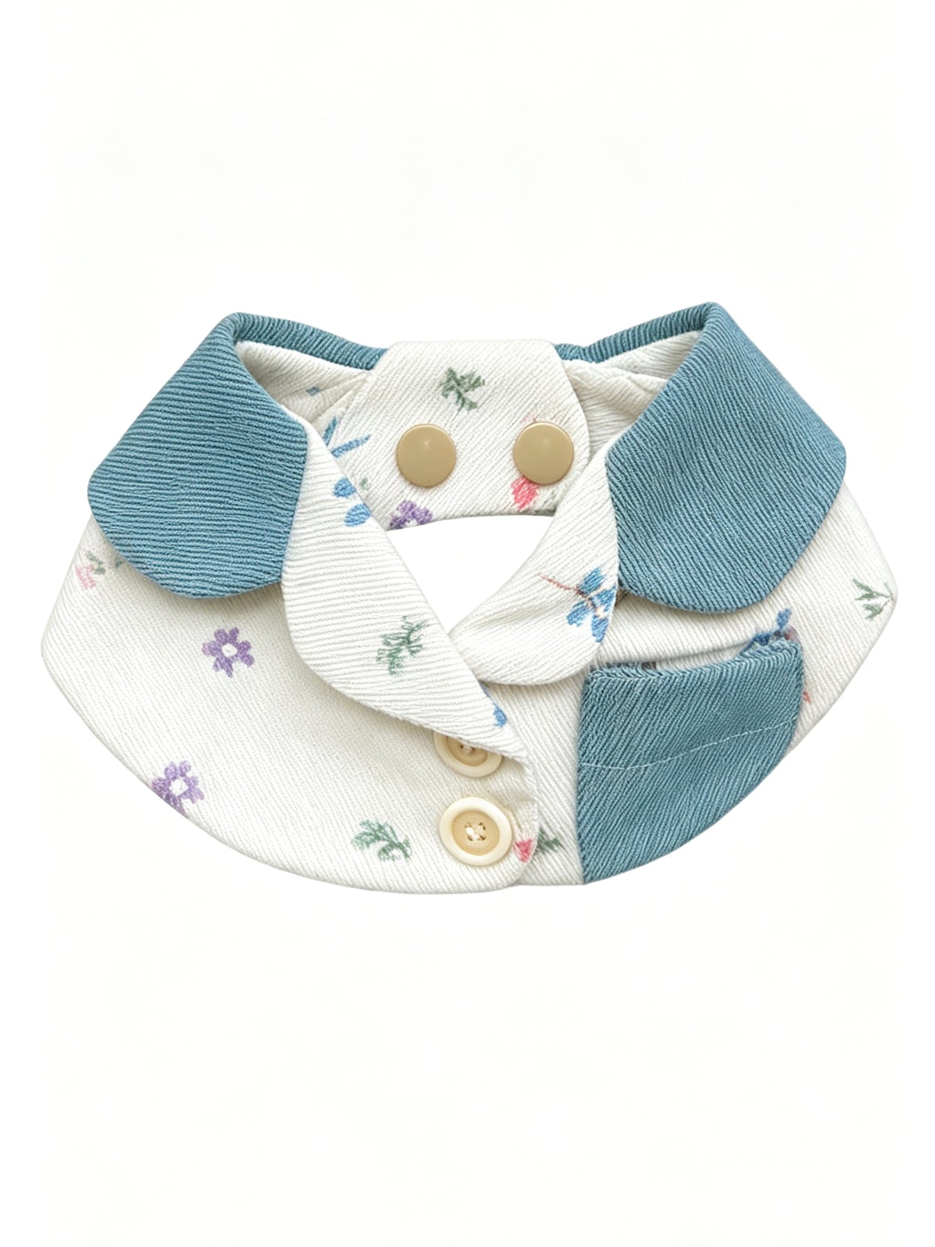 Denim Dream Bow Bib