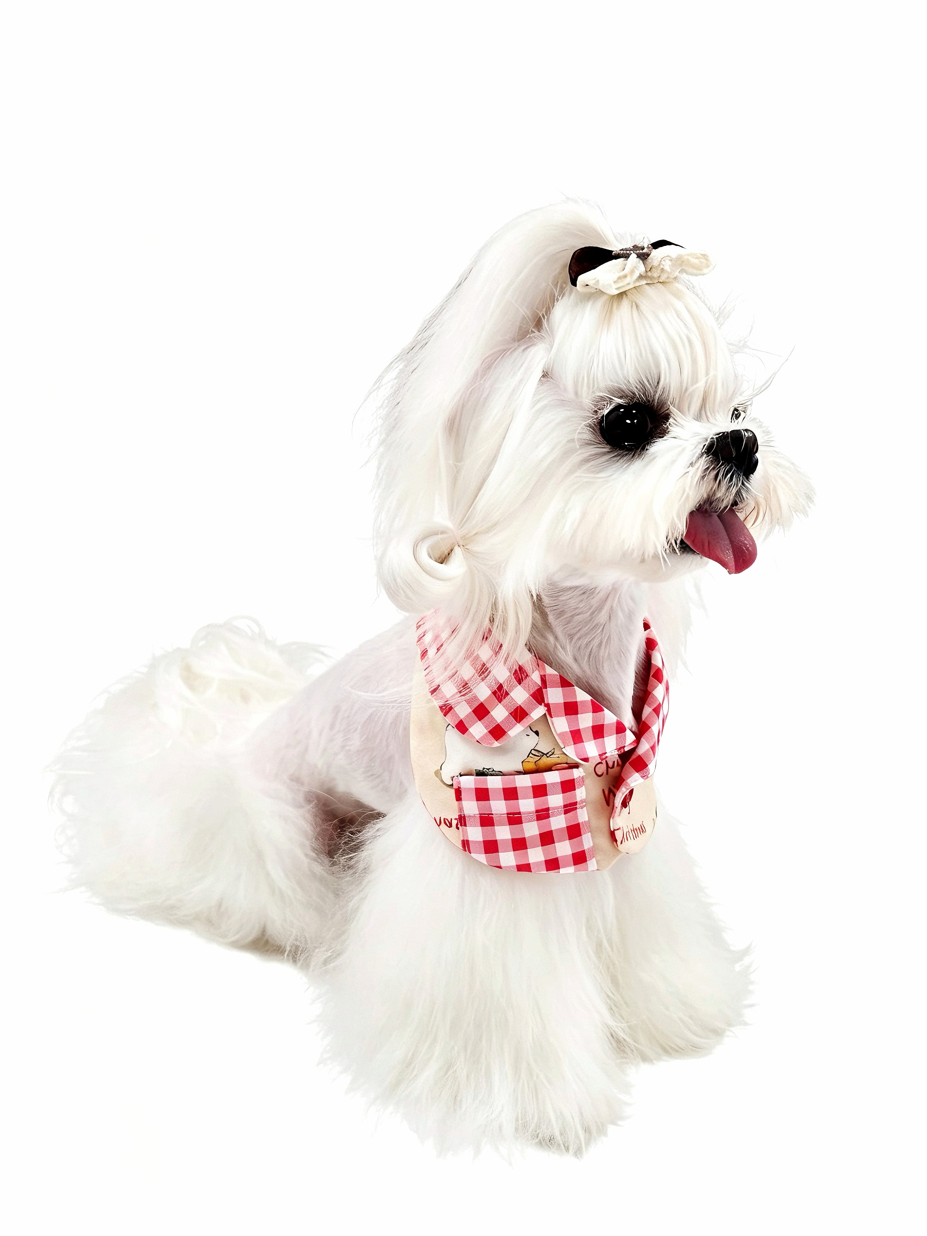 Christmas Bow Bib