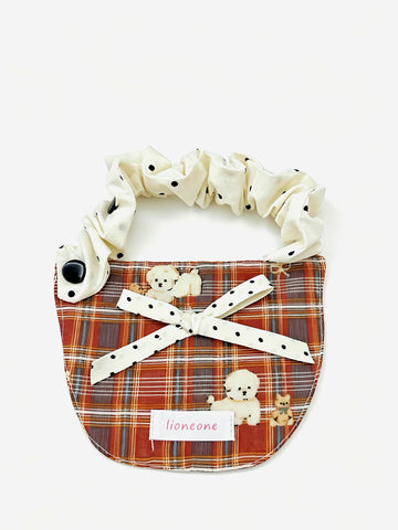 Cottage Plaid Bib
