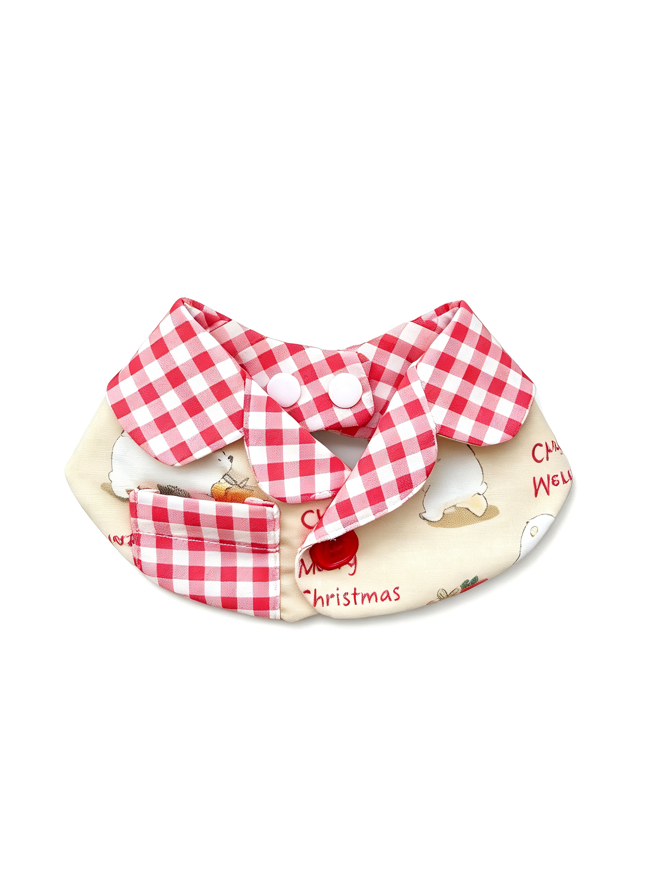 Christmas Bow Bib