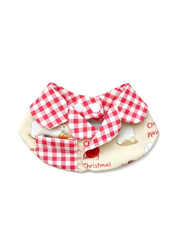 Christmas Bow Bib