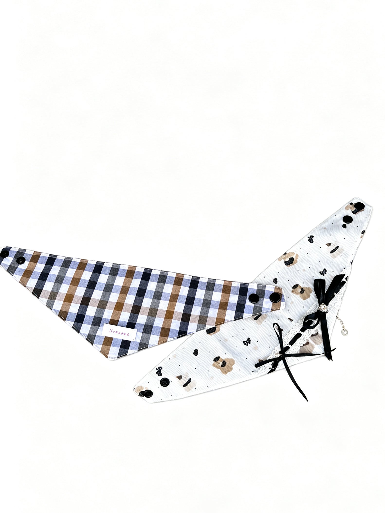Puppy Patch Reversible Bandana