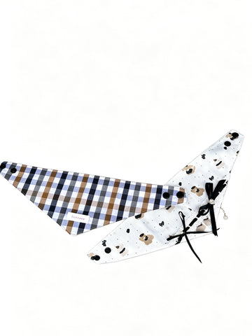 Puppy Patch Reversible Bandana