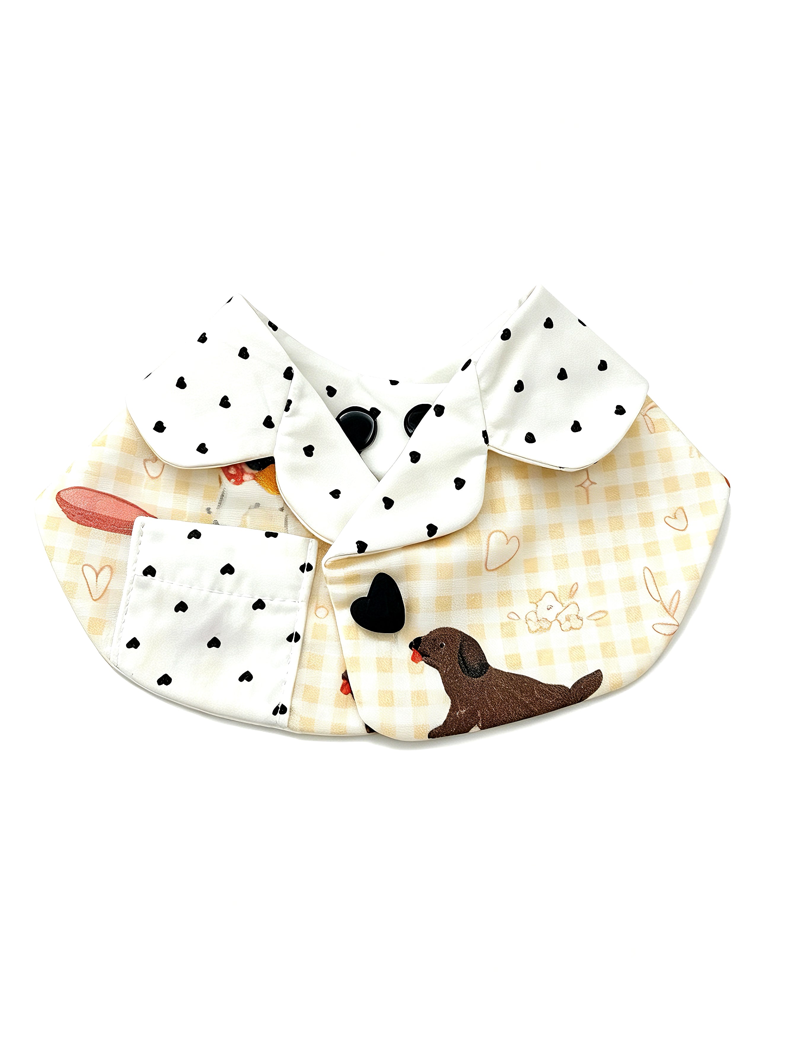 Yellow Picnic Bow Bib