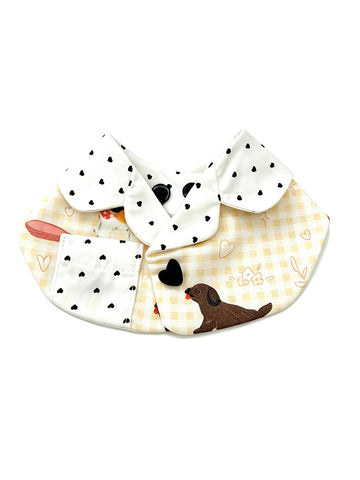 Yellow Picnic Bow Bib