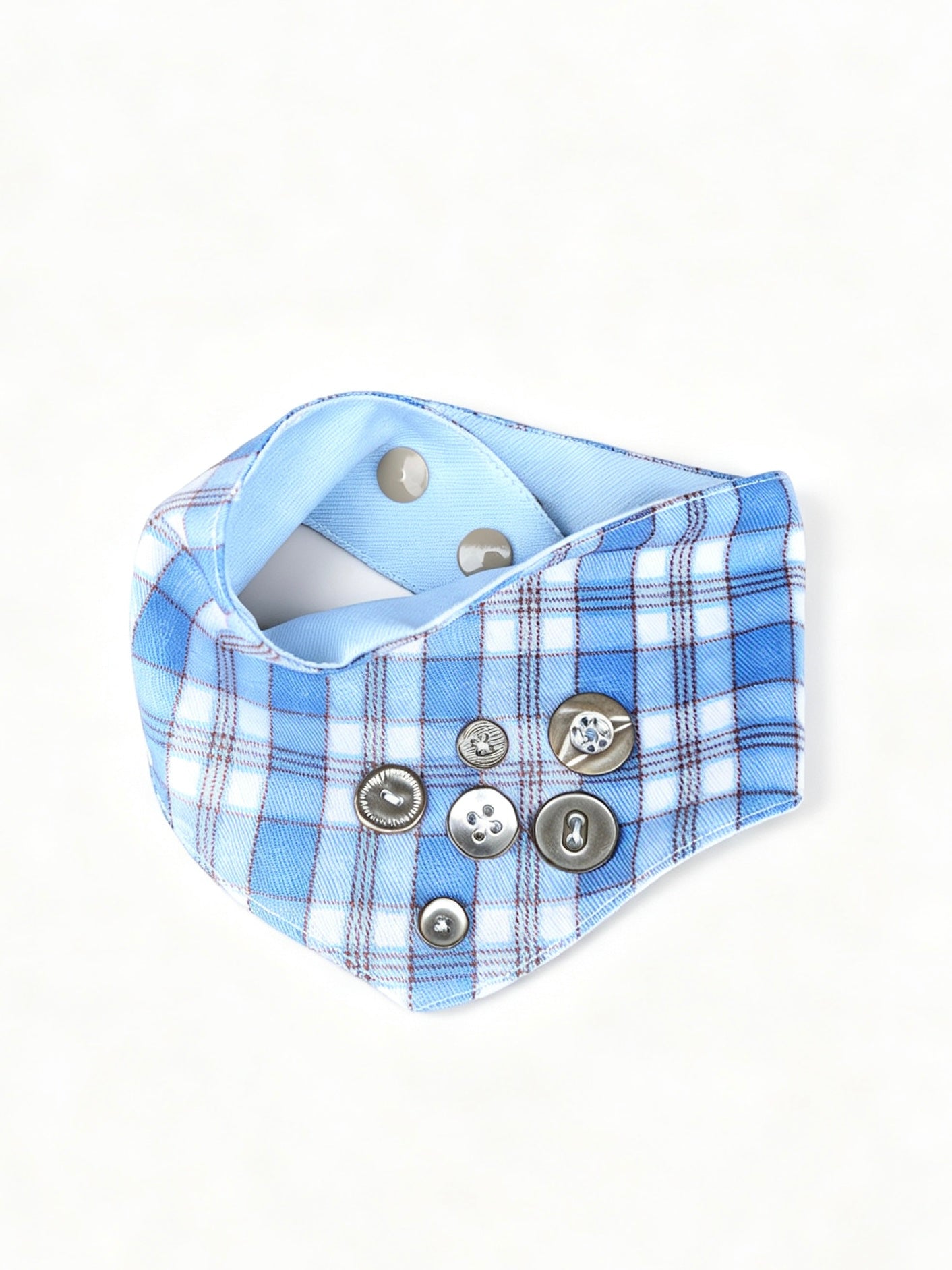 Coastal Check Bandana